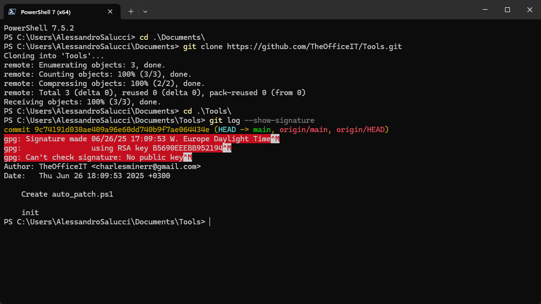 Git-Signature