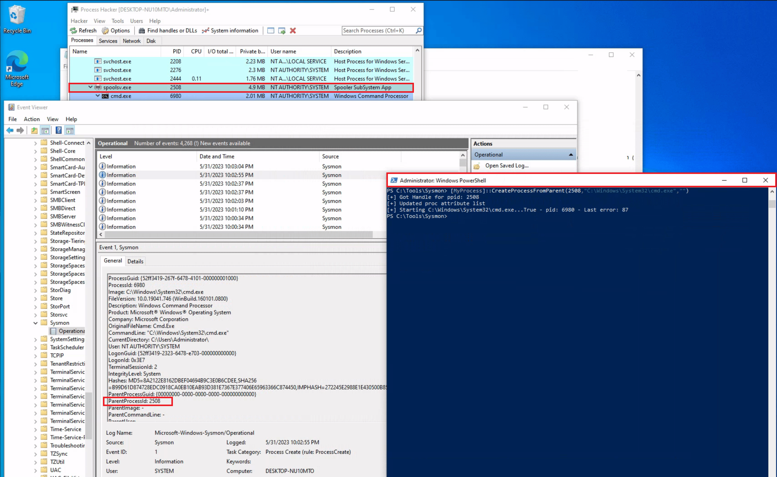 Parent-PID-Spoofing